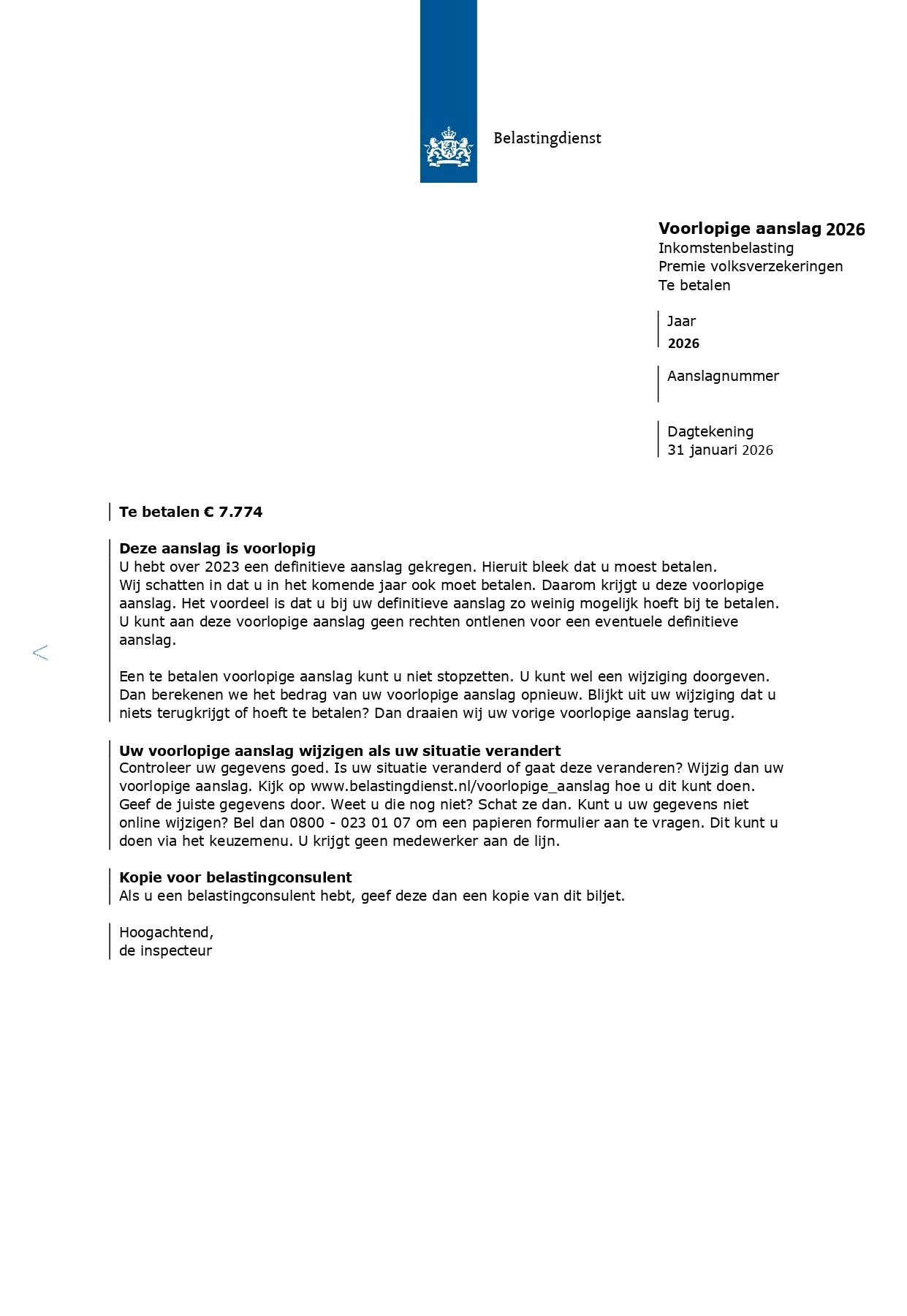 2026-os adóelőleg értesítések