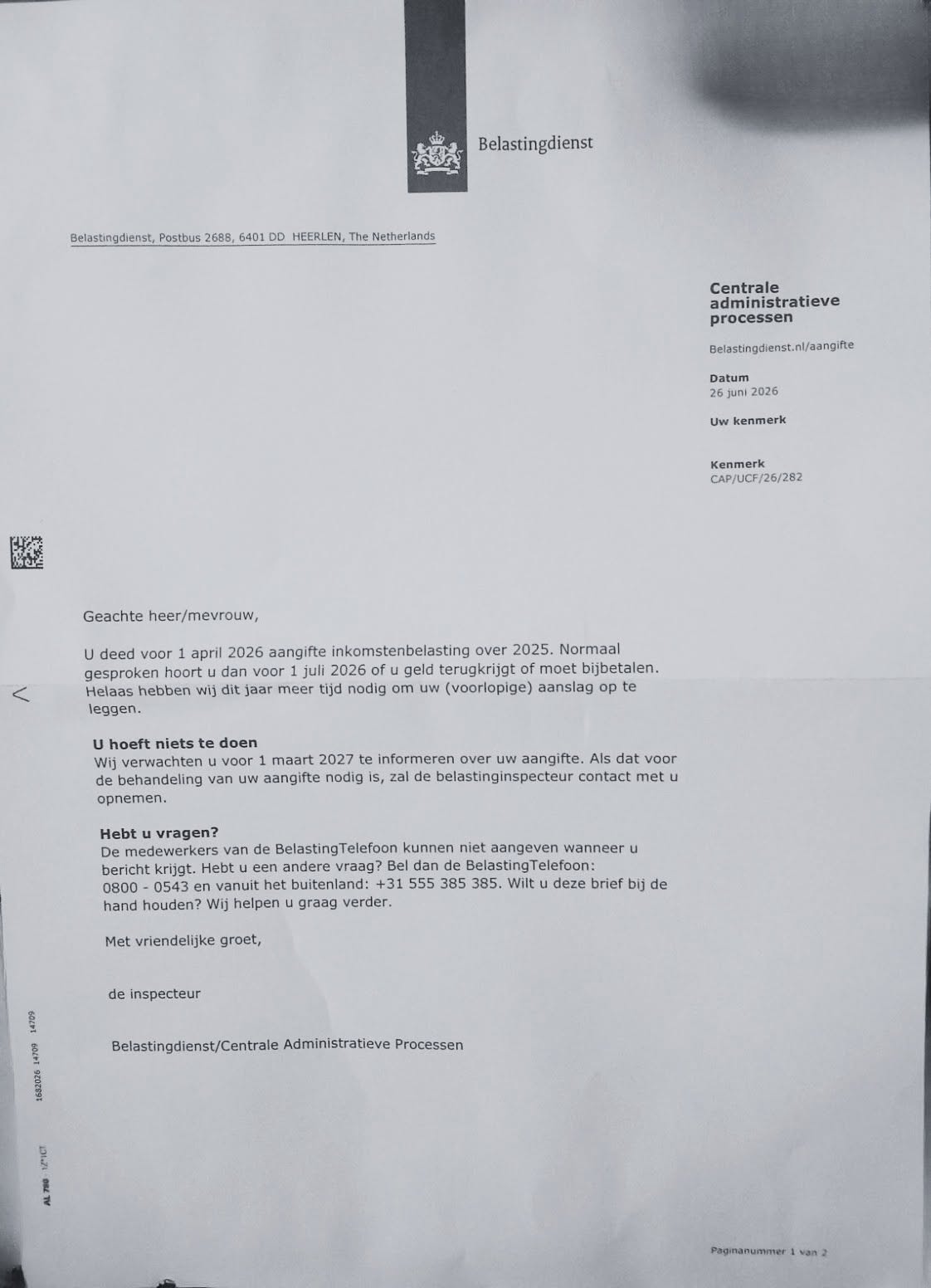 Egyes 2025-ös adóbevallások feldolgozása tovább tarthat